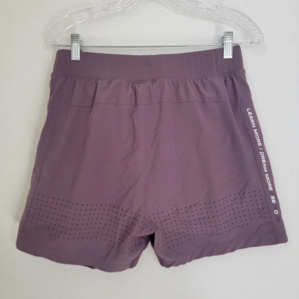Alphalete Infinity Mens Athletic‎ Compression Short Purple Lined Medium Cycling